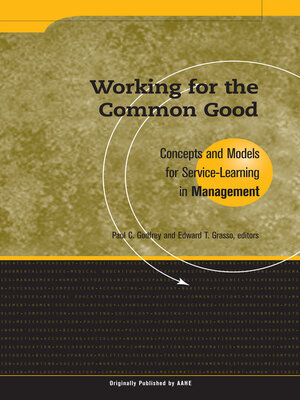cover image of Working for the Common Good